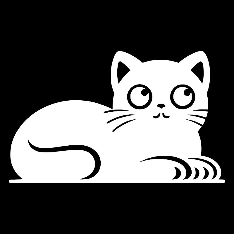 Petit chat gras Dessin