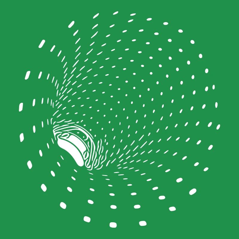 Figure de cercles d’entonnoir vectoriels géométriques