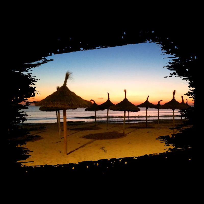 Mallorca - Sommerstrand in der Abendsonne