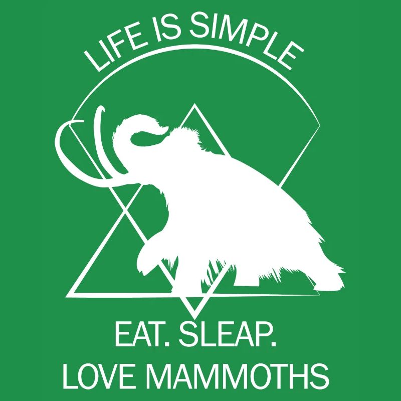 Lustiges Mammut Steinzeit Eiszeit Design Urzeit