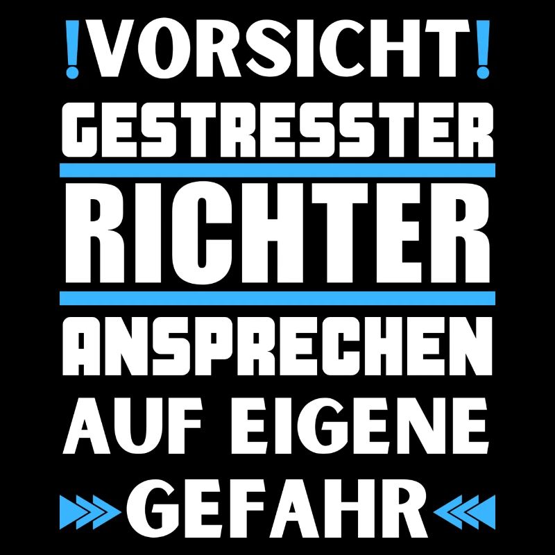 Gestresster Richter nicht ansprechen!