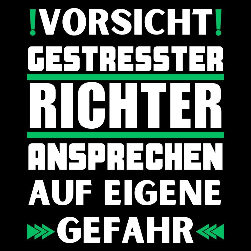 Gestresster Richter nicht ansprechen!
