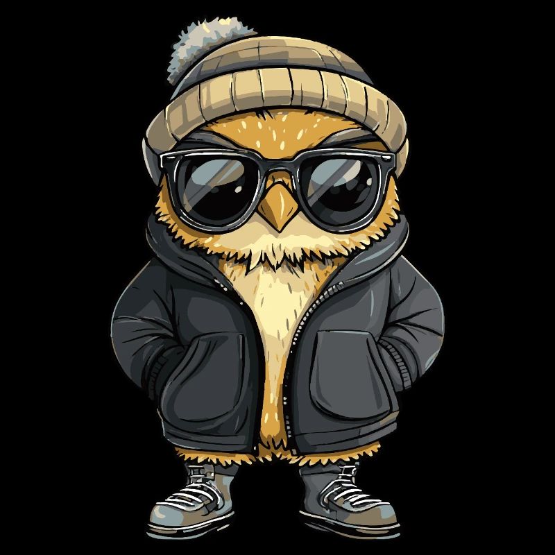 Eule Cool Comic