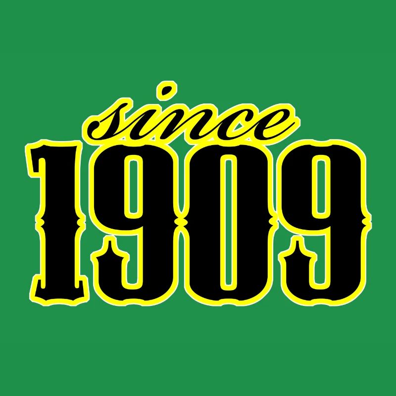 since 1909 (black)