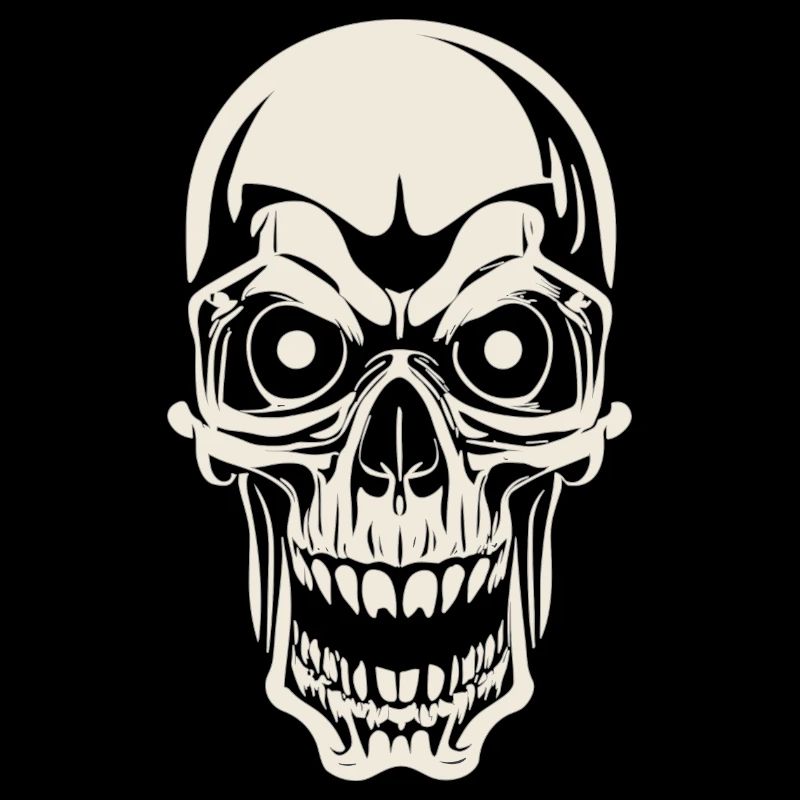 Skull - elegance in gothic style
