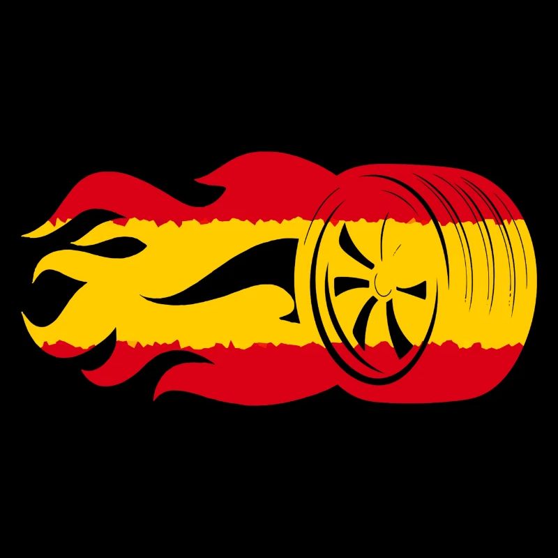 Drapeau du sport automobile espagnol