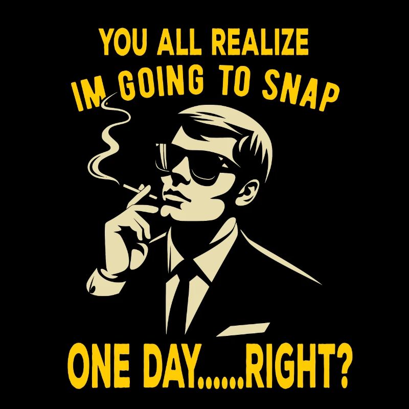 Vous vous rendez tous compte que je vais craquer