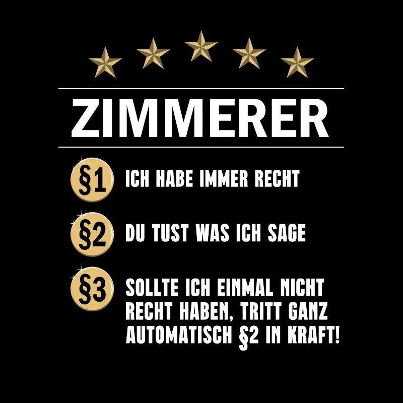Zimmerer Paragraph Ich habe immer Recht