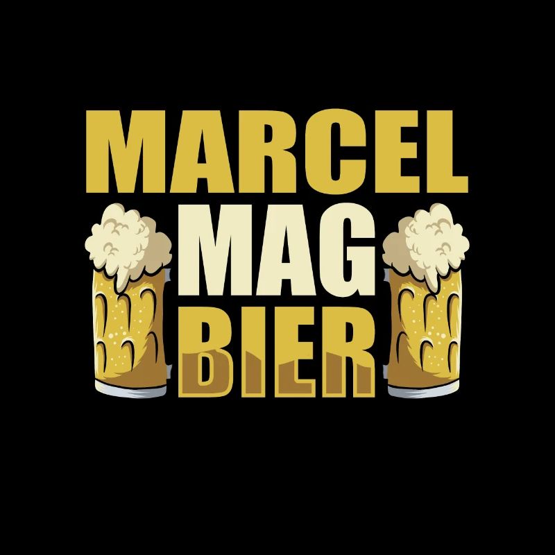 Marcel mag Bier Name Geburtstag