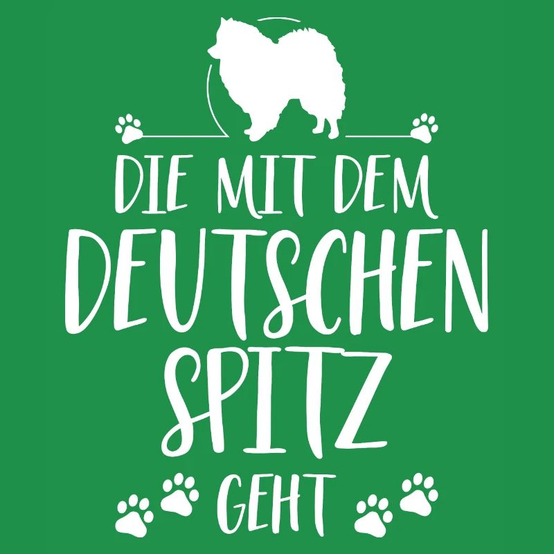DIE MIT DEUTSCHEN SPITZ GEHT Hundespruch Wilsigns