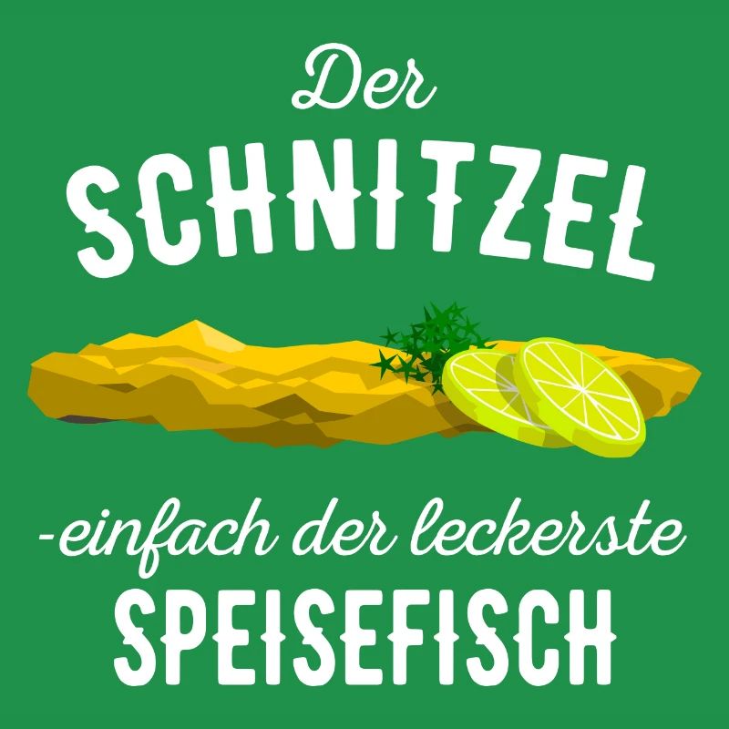 Der Schnitzel - weißer Text Edition