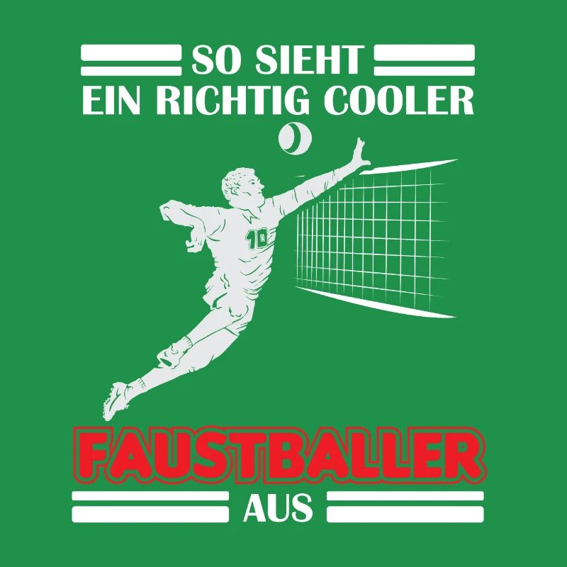 So sieht ein richtig cooler Faustballer Faustball
