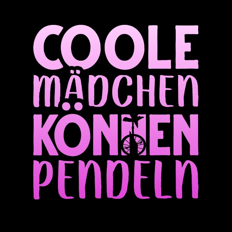 Coole Mädchen können pendeln Einrad Erwachsene
