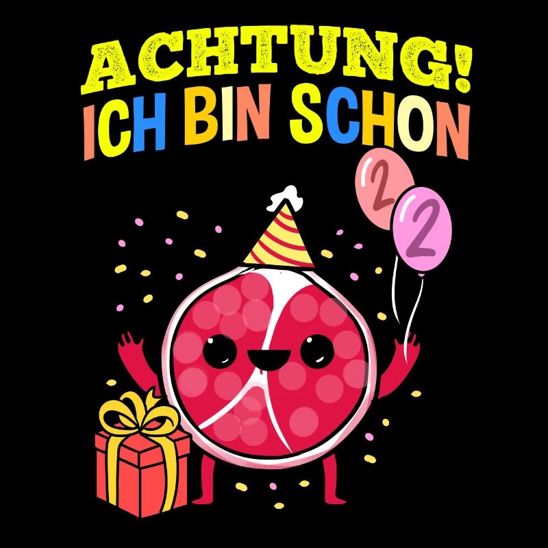 Achtung Ich Bin Schon 2 Geburtstag Granatapfel