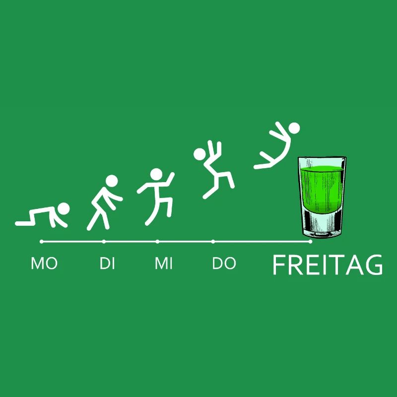 Pfeffi Evolution Pfefferminz Likör Saufen JGA