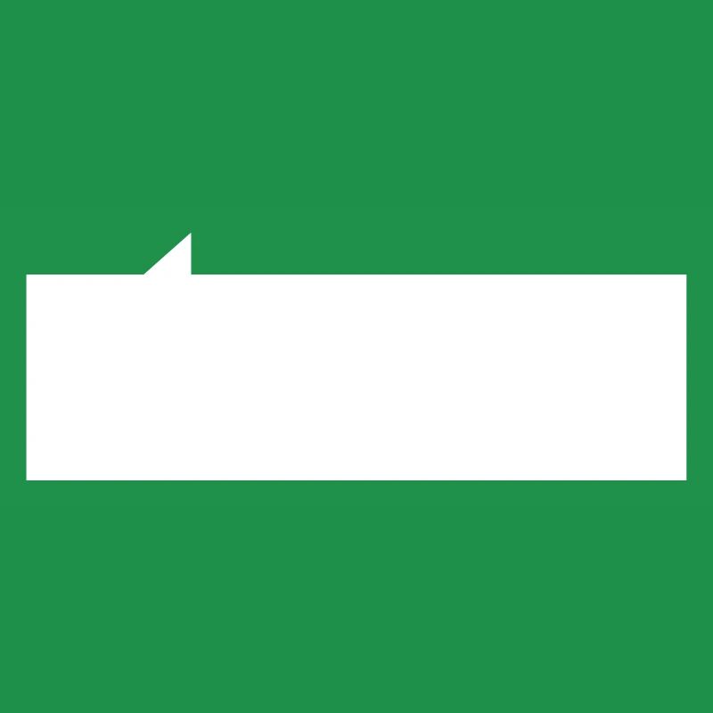 Speech bubble rectangle