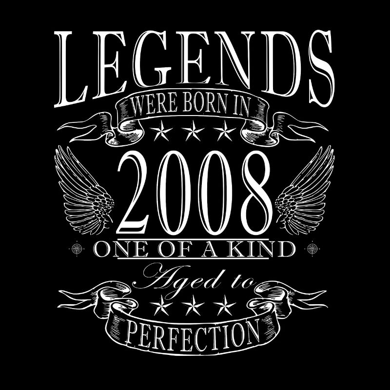 Légendes 2008 Né Cadeau Millésime 2008