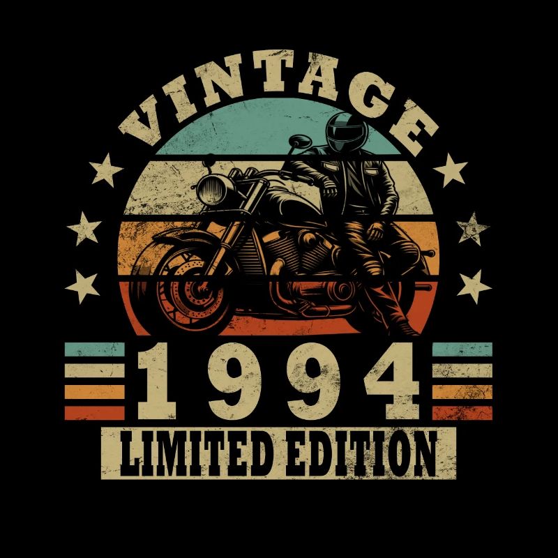 30 Geburtstag 1994 Motorradfahrer Motorrad