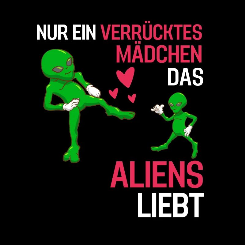 Science Fiction Alien Mädchen Geschenk Alien