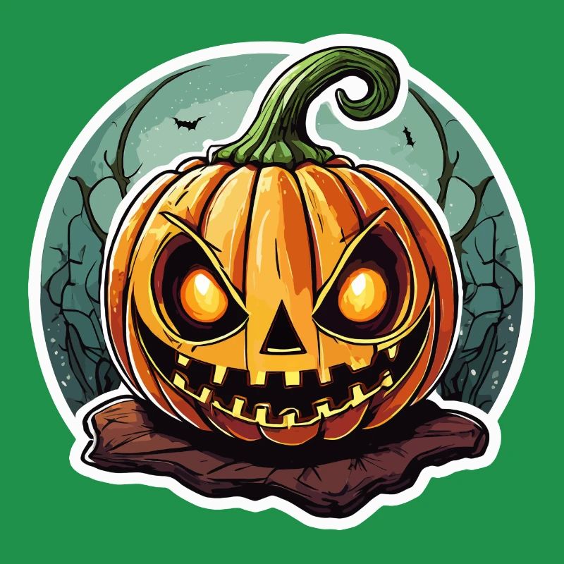 Finsterer Jack o' Lantern Kürbis