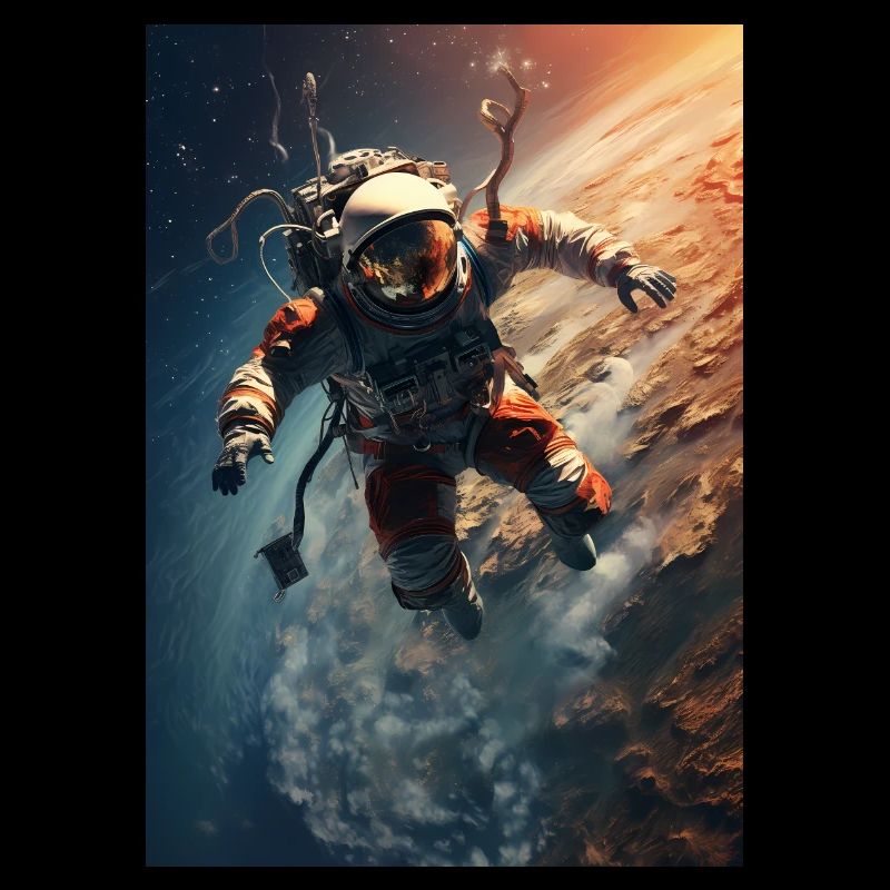Astronaute dans l’espace