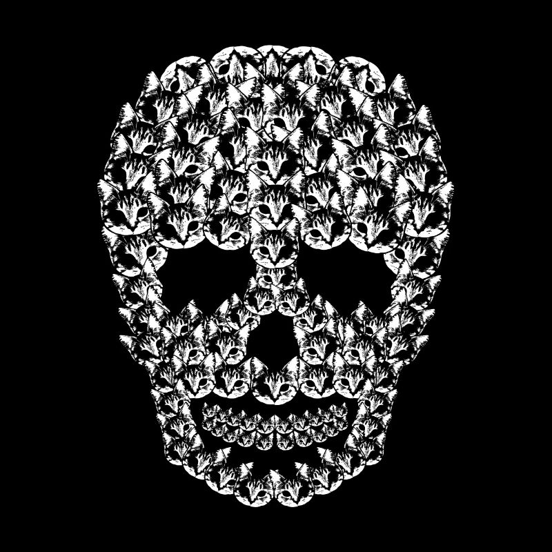 Cats Kitty pet tomcat skull gift