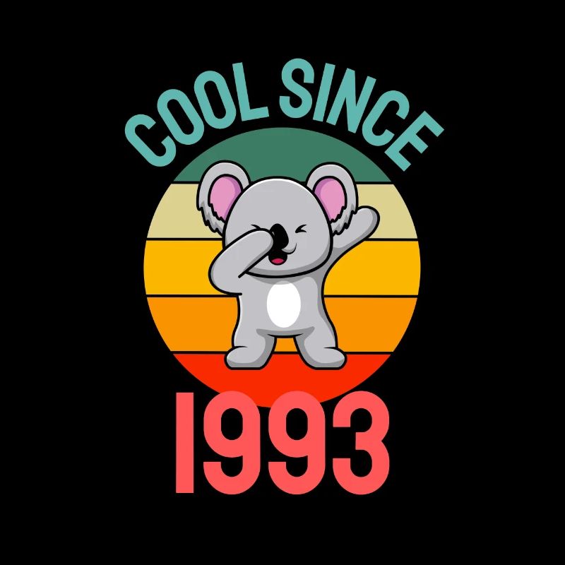 Cool seit 1993 Retro Dabbing Koala 29. Geburtstag