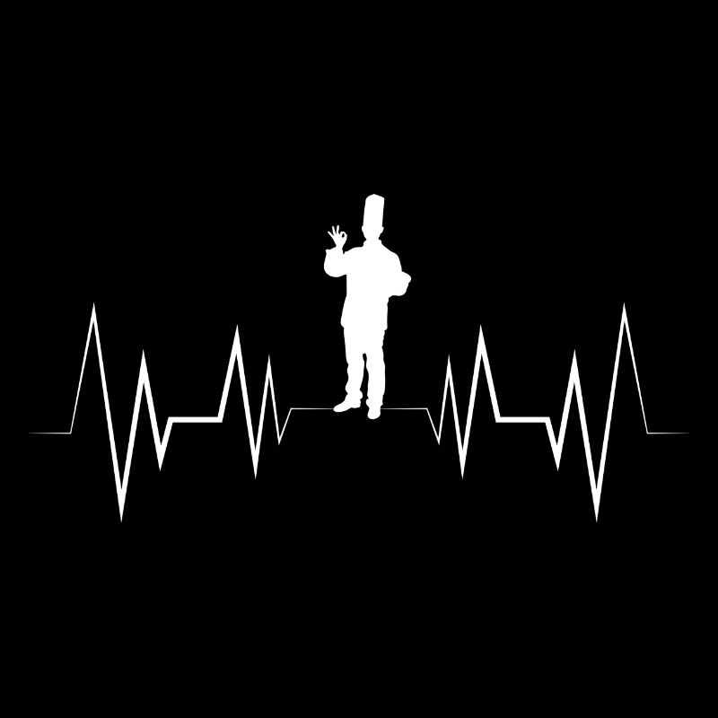 Heartbeat Chef Silhouette