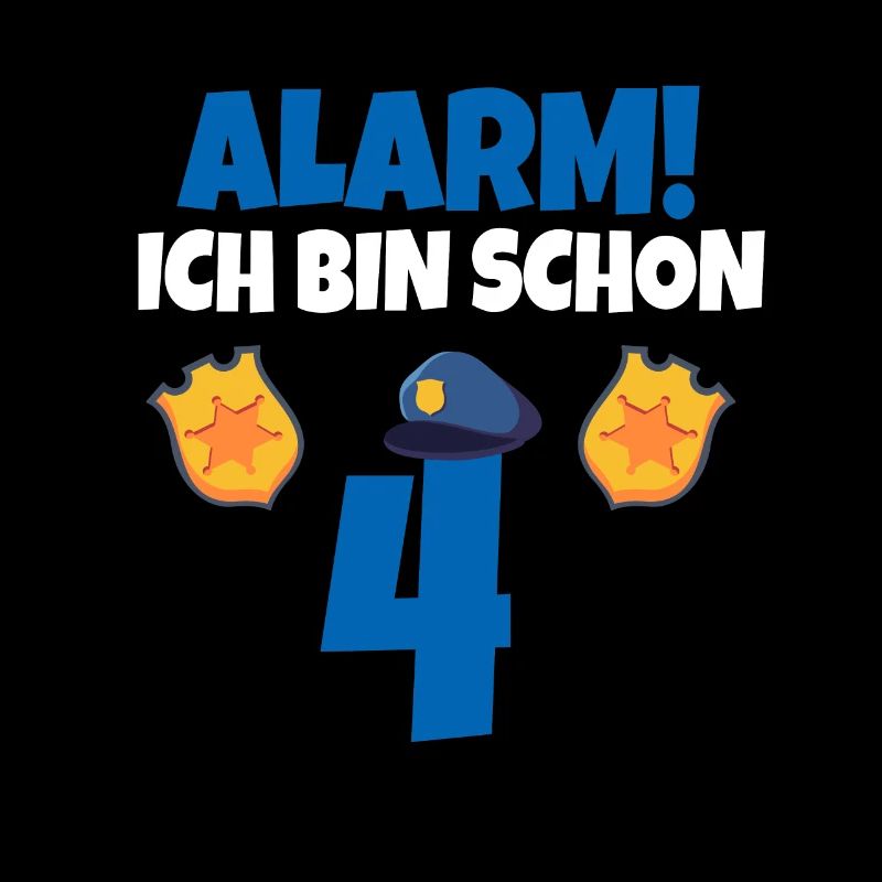 Kindergeburtstag Polizist 4 Jahre Kinder Polizei