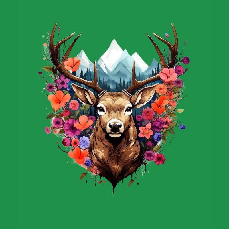 Ersatz Dirndl Hirschgeweih Hirsch