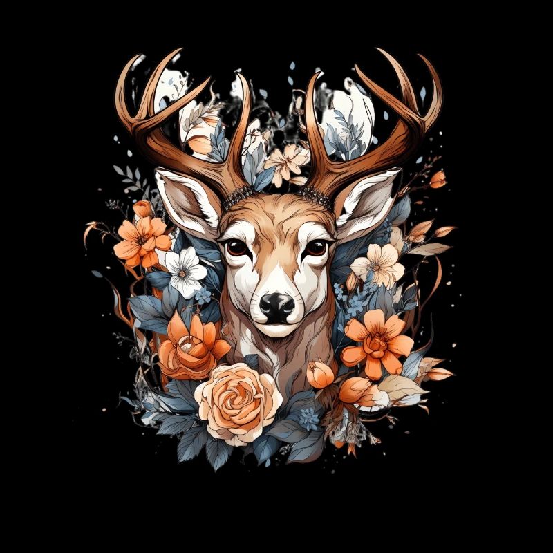 Replacement dirndl deer antlers deer