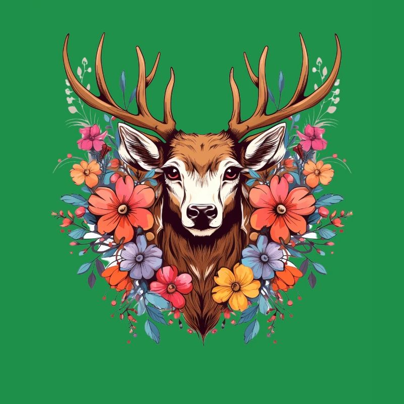 Replacement dirndl deer antlers deer