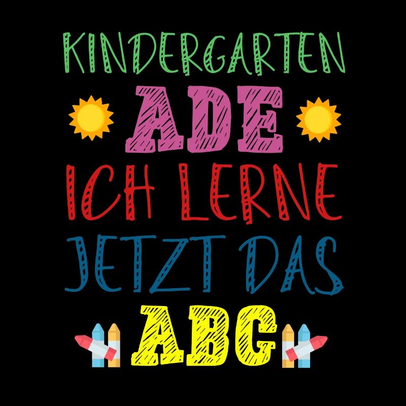 Kinder Kindergarten Ade Hallo Schule 2024 Lustiger
