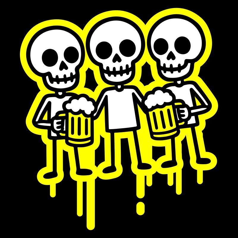 Party Crew Skeleton Beer