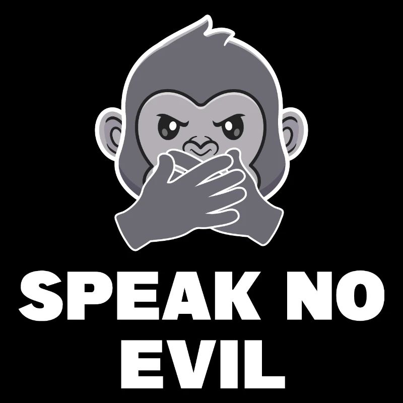 Speak no evil Drillinge Geschenk Partnerlook