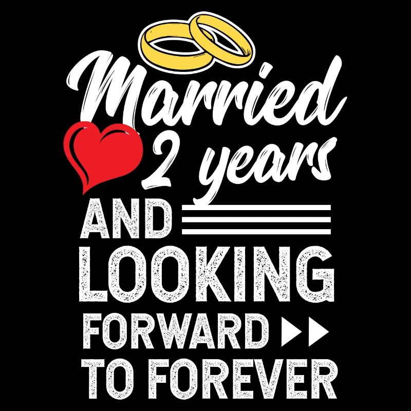 Second Wedding Anniversary Married 2 Years