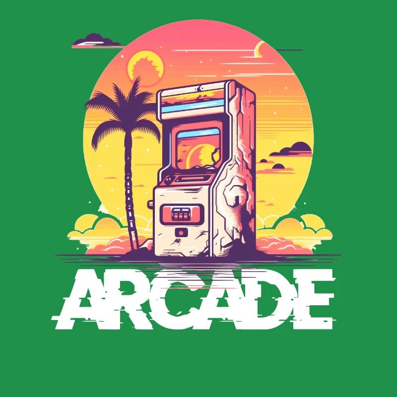 Vintage Arcade-Controller Nostalgischer