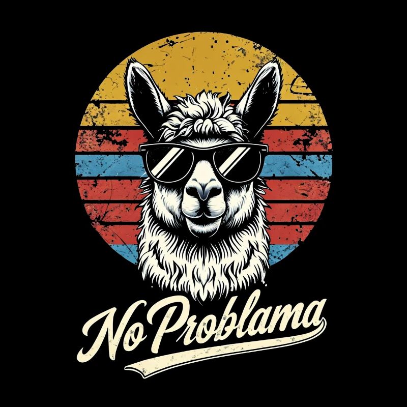 Pas de Problama, drôle de design de lama