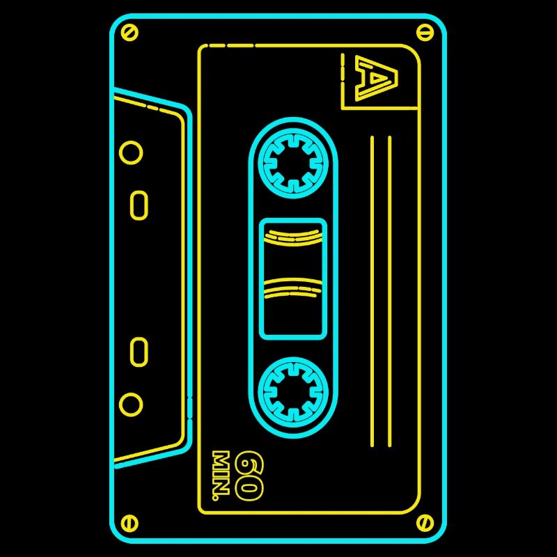 80s 90s Cassette Mixtape Retro Funny