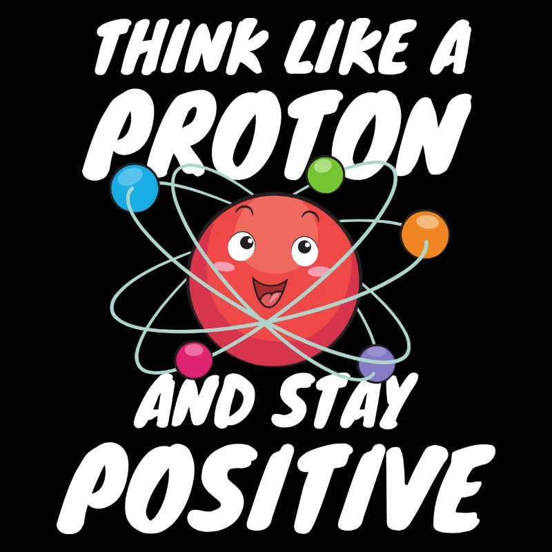 Chemie Shirt Science Pensez comme une chimie de protons
