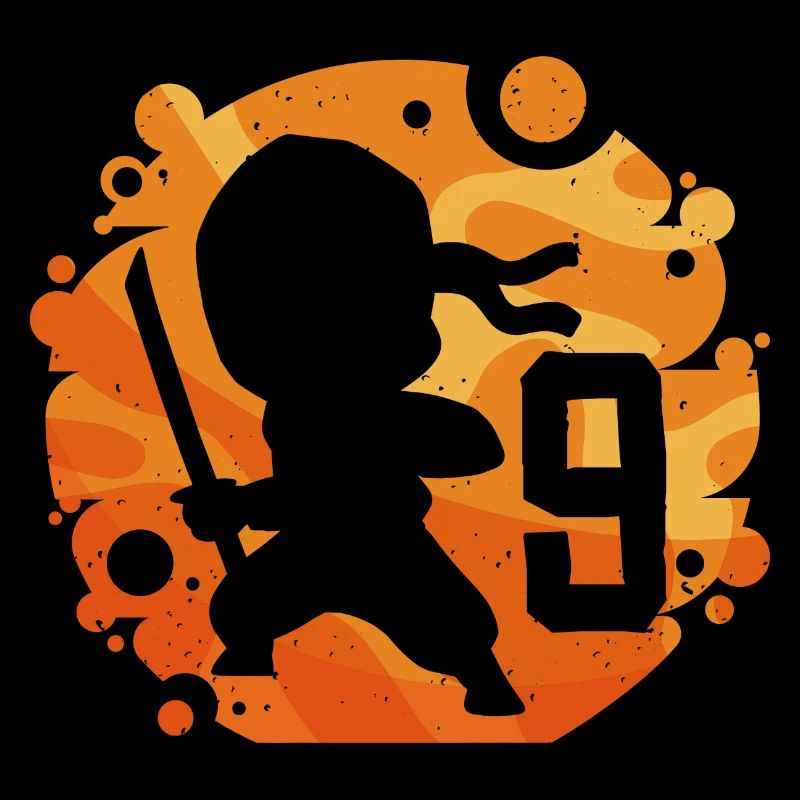 Ninja Fighter Birthday Boy 9 ans
