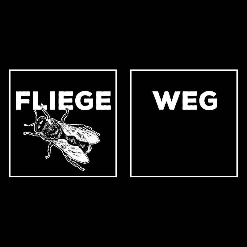 Fliege weg weiß