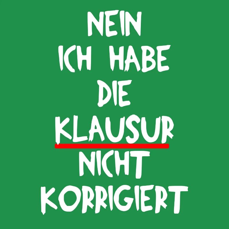 LEHRER KLAUSUR EXAM ABITUR SCHULE UNTERRICHT FUN