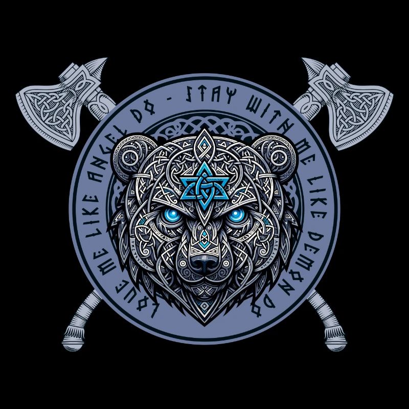 Wikinger Bär Logo – Stärke und Schutz