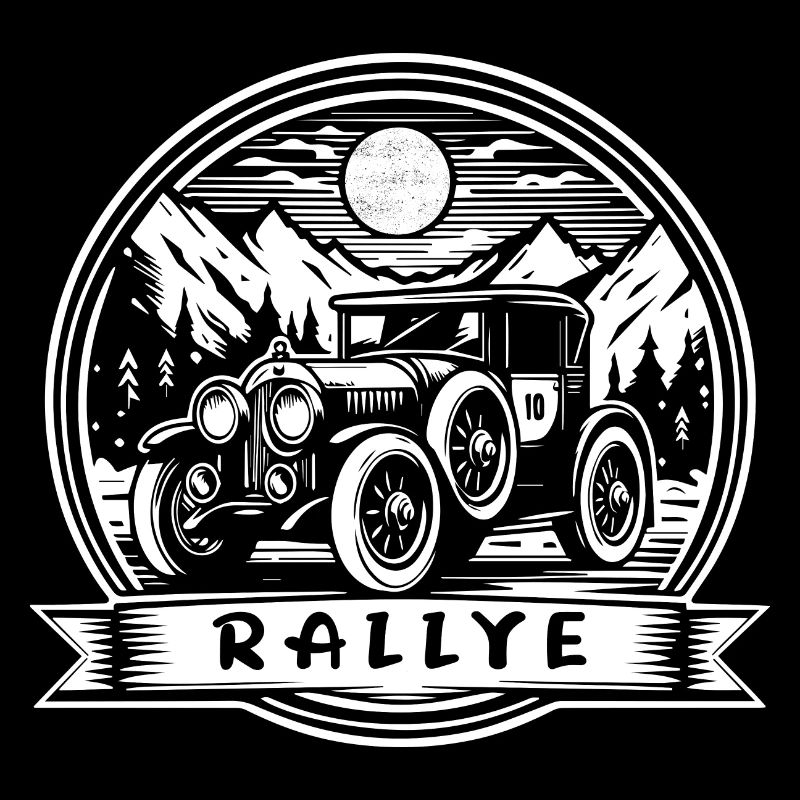 Vintage Oldtimer Rallye T-Shirt - Nostalgie Rennen