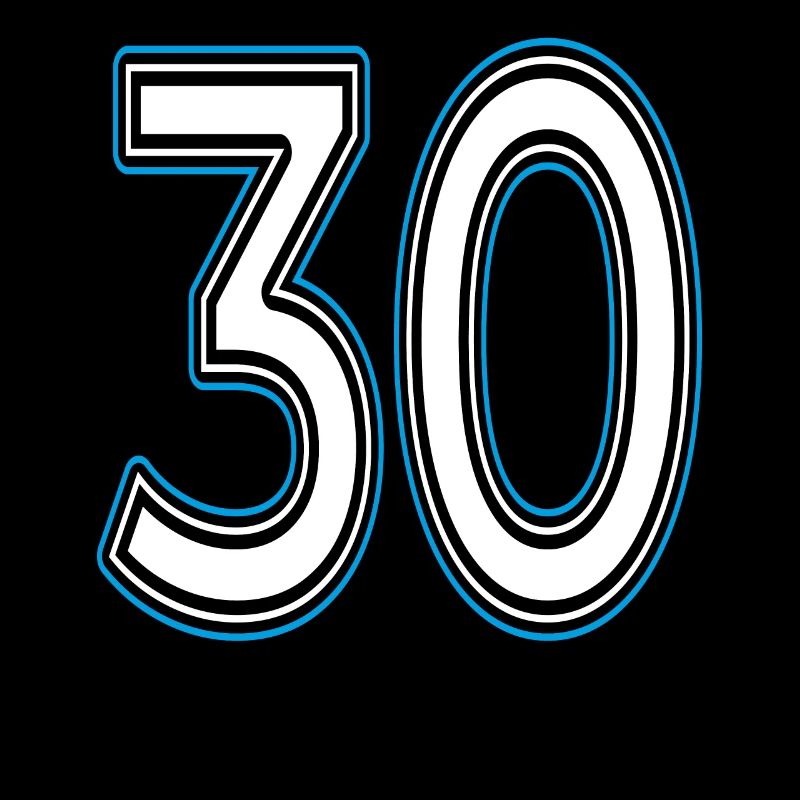 Zahl Nummer 30
