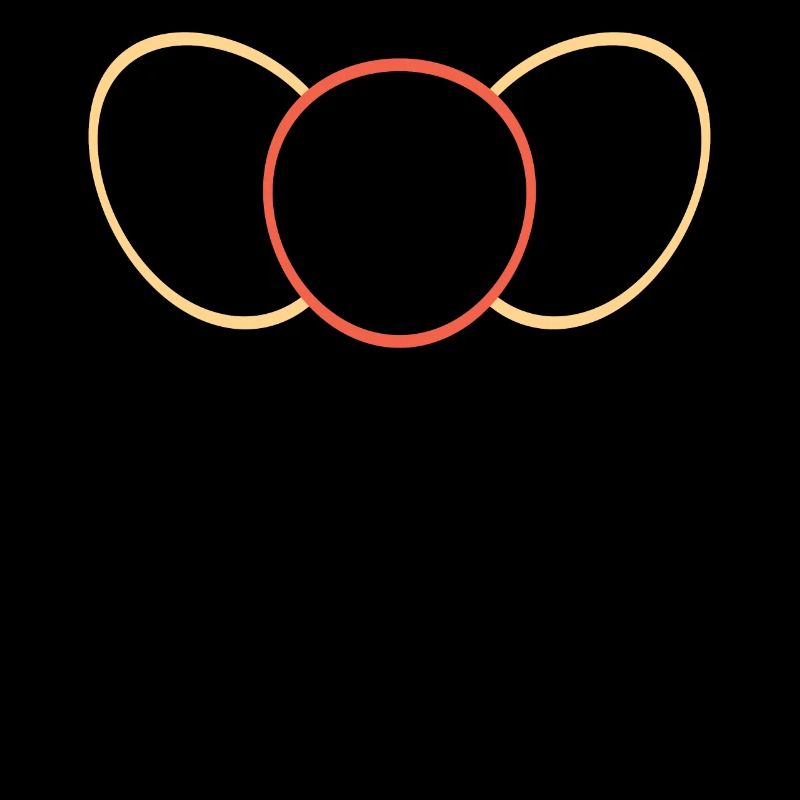 Oval Yellow -Red - Yellow