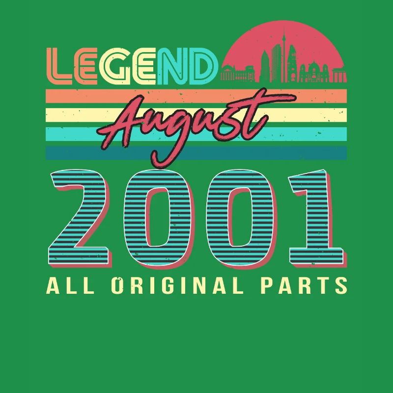 Birthday greeting August 2001