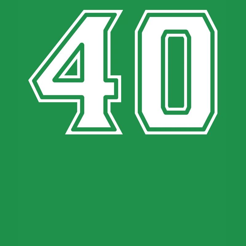 Numéro 40 Blanc