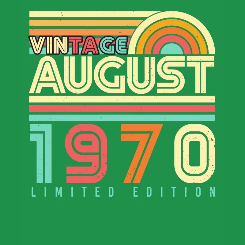 Birthday greeting August 1970